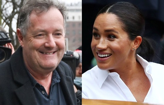 Piers Morgan a manelka prince Harryho Meghan