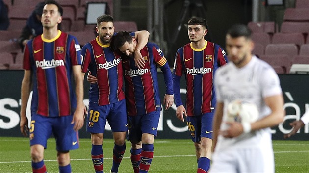 Messi oslavil jubileum dvěma góly a Barcelona přeskočila druhý Real