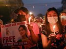 Pi nedlních protestech v barmském Rangúnu zemelo nejmén 14 protestujících a...