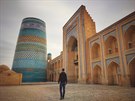 Nedokonen minaret v Uzbekistnu