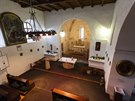 Interi�r kostela V�ech svat�ch v mal� obci Vy�ehorky na Mohelnicku, kde p�sobil...