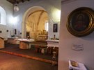 Interi�r kostela V�ech svat�ch v mal� obci Vy�ehorky na Mohelnicku, kde p�sobil...