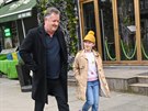 Piers Morgan a jeho dcera Elise (Londýn, 10. bezna 2021)