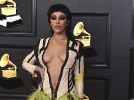 Doja Cat na cenách Grammy (Los Angeles, 14. bezna 2021)
