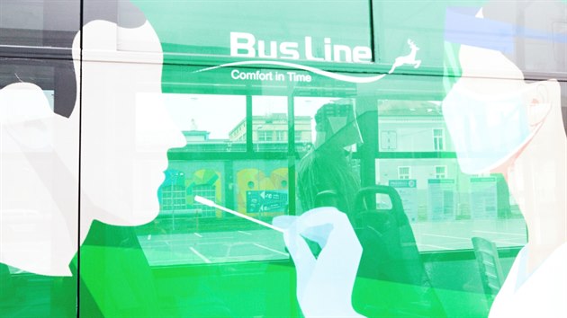 BusLine objíždí zaměstnance speciálním testovacím autobusem.