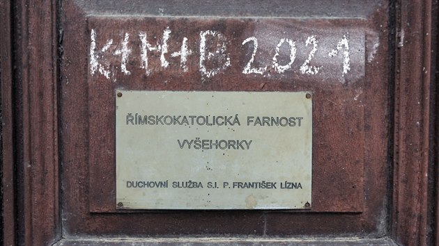 Farnost v malé obci Vyšehorky na Mohelnicku, kde působil nedávno zesnulý farář František Lízna. (11. března 2021)