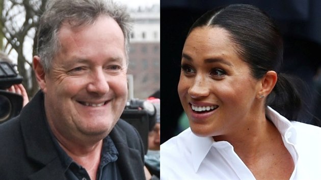 Piers Morgan a manelka prince Harryho Meghan