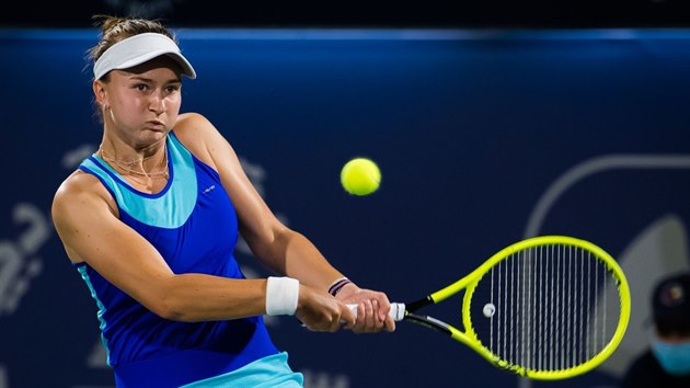 Barbora Krejčíková v semifinále na turnaji v Dubaji