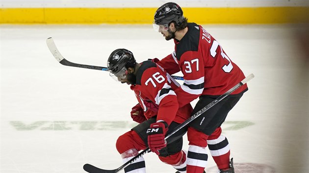 P. K. Subban (76) a Pavel Zacha slav trefu New Jersey, gl v prodlouen vak nakonec neplatil.