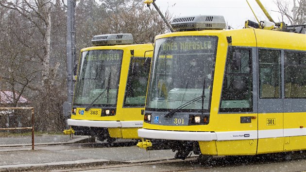 Do plzeňských ulic ve čtvrtek naposledy vyjely tramvaje Astra, které vozily cestující od roku 1998. (18. 3. 2021)