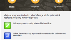 Uncheky hlídá pípadné instalace nevyádaného softwaru.