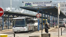 Autobusové nádra�í ve Vsetín� (b�ezen 2021)