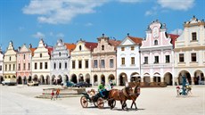 Nám�stí Zachariá�e z Hradce, Tel� (UNESCO), Kraj Vyso�ina, �eska republika /...