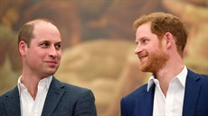 Princ William a princ Harry (Londýn, 26. dubna 2018)