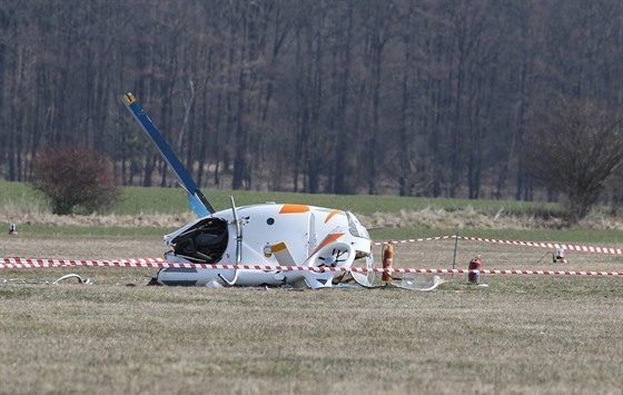 Nehoda vrtulníku ve Velké Dobré (25. bezna 2021)