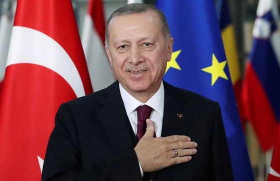 Turecký prezident Tayyip Erdogan (9. bezna 2021)