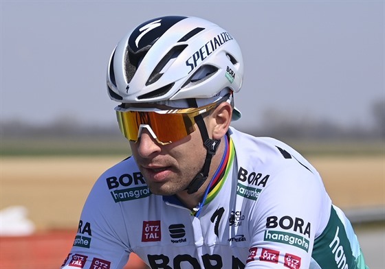Slovák Peter Sagan během závodu Milán-San Remo.