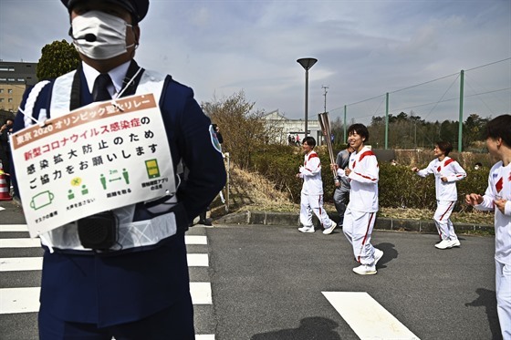 Olympijská štafeta ve Fukušimě