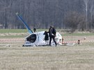 Nehoda vrtuln�ku ve Velk� Dobr� (25. b�ezna 2021)