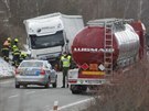 Na m�st� smrteln� dopravn� nehody zasahovaly v�echny slo�ky IZS. Provoz ob�ma...