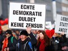 V nmeckém Kasselu se v sobotu selo na protestu proti restrikcím zavedeným...