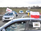 Stovky polskch aut zablokovaly silnici kvli Turwu.