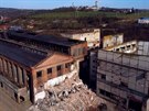 V Oslavanech poblí Brna bourají elektrárnu, stála 110 let