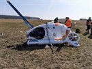 Nehoda vrtuln�ku ve Velk� Dobr� (25. b�ezna 2021)