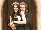 Iva a její první manel, muzikant Richard Krajo na svatební fotografii (2006)