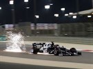 Júki Cunoda s monopostem stáje AlphaTauri v kvalifikaci Velké ceny Bahrajnu F1.