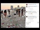 Alice Bendová okomentovala na Instagramu fotku a videa z plái v Miami,...