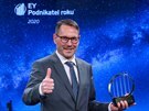Roman k ze spolenosti Aimtec s cenou pro EY Podnikatele roku 2020 Plzeskho...