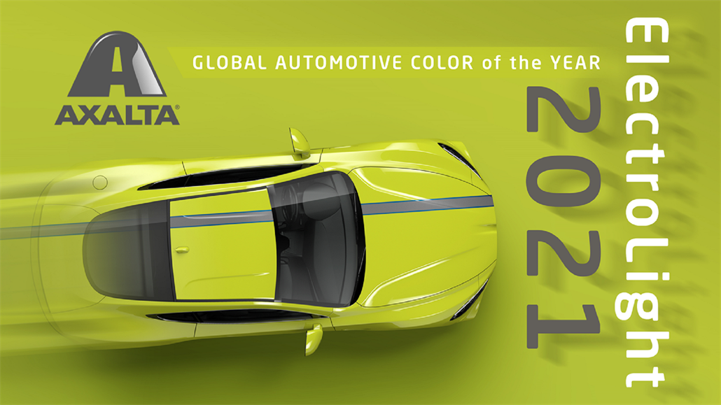 Přední celosvětový výrobce barev Axalta vyhlásil osvěžující zelenožlutý odstín...