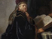 Rembrandtv obraz Uenec ve studovn