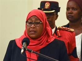 Samia Suluhu Hassanová, prezidentka Tanzánie (19.bezna 2021)