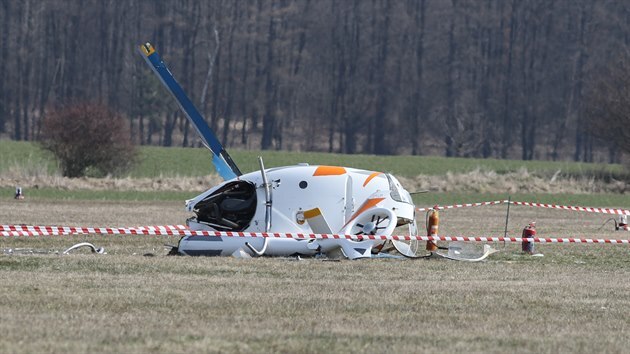 Nehoda vrtulníku ve Velké Dobré (25. března 2021)