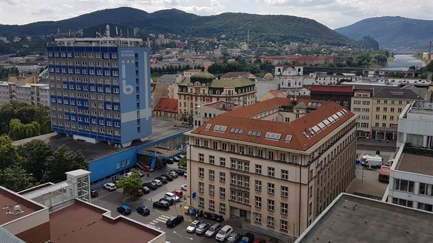 Pohled na centrum st nad Labem.