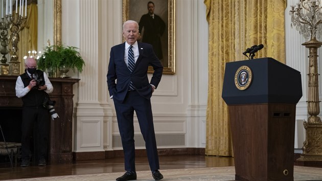 Americk prezident Joe Biden (25. bezna 2021)