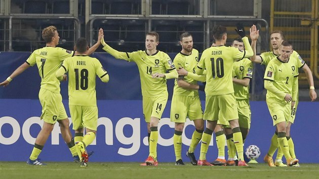 Česká radost v Lublinu, nešťastným Estoncům v kvalifikaci o postup na MS 2022 stříleli fotbalisté gól za gólem.