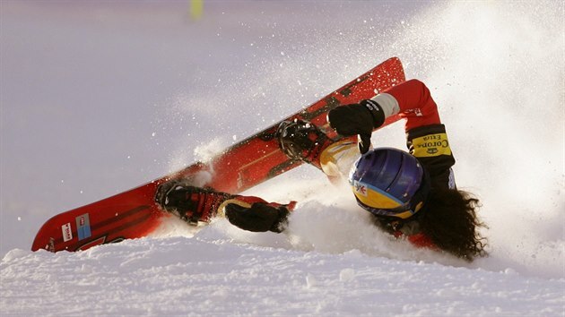 Francouzská snowboardistka Julie Pomagalská