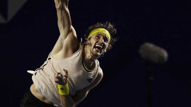 Německý tenista Alexander Zverev ve finále turnaje v Acapulcu
