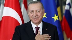 Turecký prezident Tayyip Erdogan (9. bezna 2021)