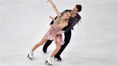 Rusové Viktoria Sinicinová a Nikita Kacalapov ovládli sout taneních pár na...