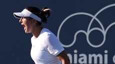 Bianca Andreescuová na turnaji v Miami.