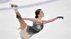 Anna ��erbakovová ve volné jízd� na mistrovství sv�ta ve Stockholmu.