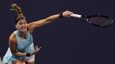 Petra Kvitová ve t�etím kole turnaje v Miami.