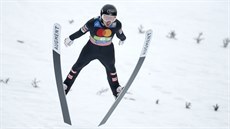 Rakouský skokan na lyích Markus Schiffner v souti drustev pi letech v...