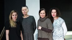 Sandra ernodrinská, Radka Fidlerová, Dana erná a Máa Málková bhem zkouek...