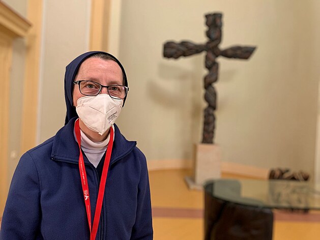 Sestra Frantika, civilním jménem Jana Majeríková, do nemocniní pastoraní...