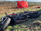 Policie �et�� nehodu na Berounsku, p�i kter� zahynul motork��